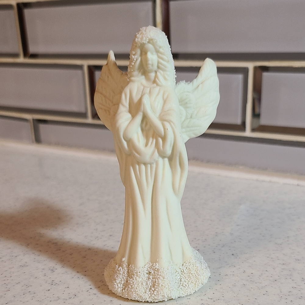 Unique Vintage Cream Angel Ceramic Figurine